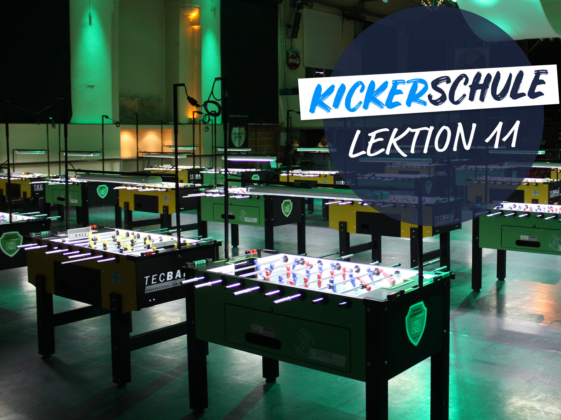 Kickerschule - Lektion 11: Einfacher Bandenpass